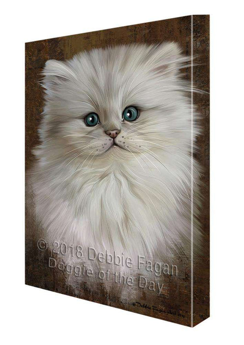Rustic Persian Cat Canvas Print Wall Art Décor CVS108026