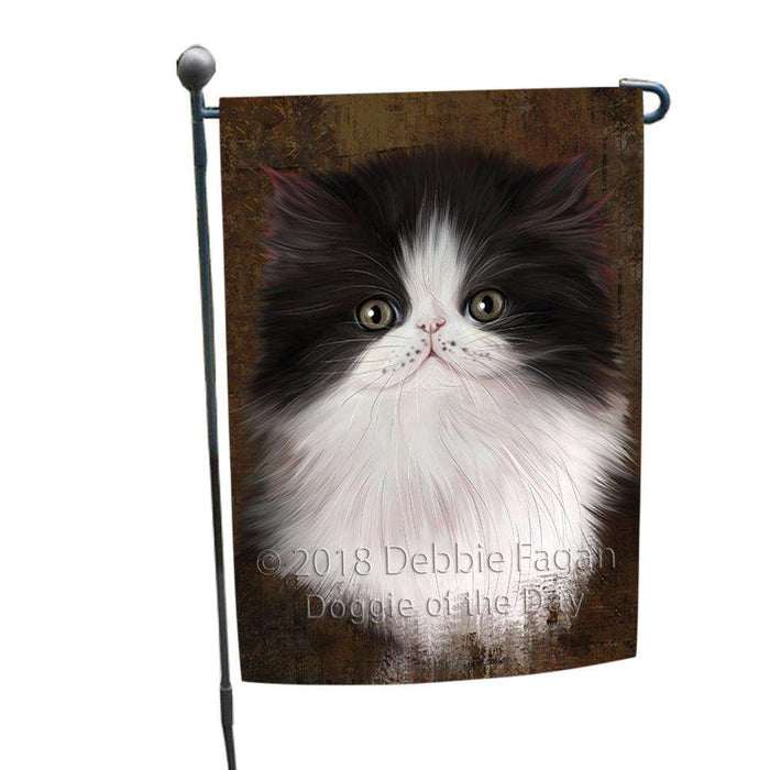 Rustic Persian Cat Garden Flag GFLG54523