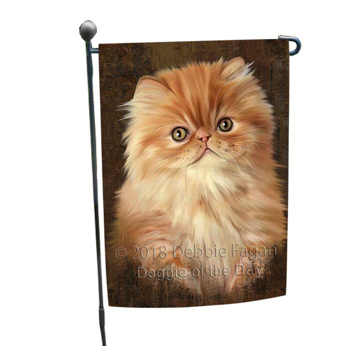 Rustic Persian Cat Garden Flag GFLG54524