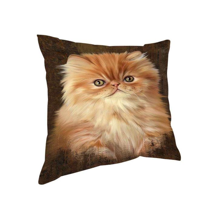 Rustic Persian Cat Pillow PIL74472
