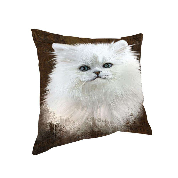 Rustic Persian Cat Pillow PIL74476