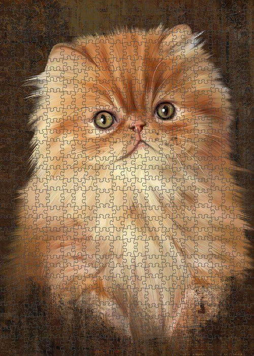 Rustic Persian Cat Puzzle with Photo Tin PUZL85004
