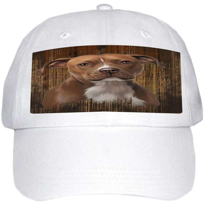 Rustic Pit Bull Dog Ball Hat Cap HAT55500