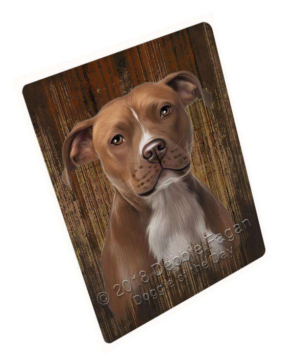 Rustic Pit Bull Dog Blanket BLNKT71382