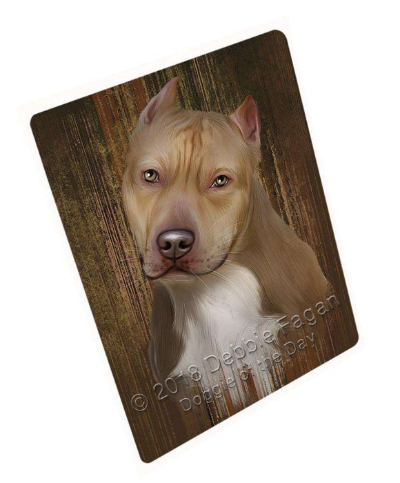 Rustic Pit bull Dog Cutting Board C55386