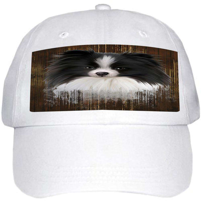Rustic Pomeranian Dog Ball Hat Cap HAT55104