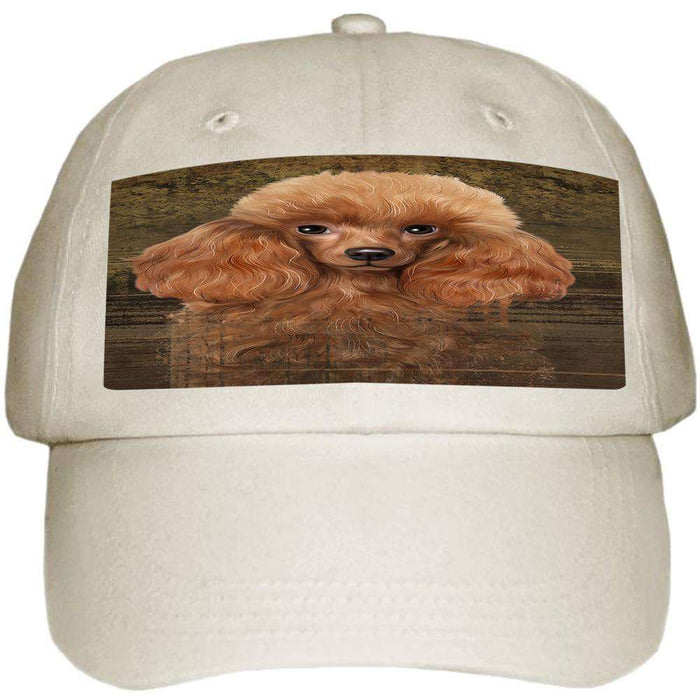 Rustic Poodle Dog Ball Hat Cap HAT55515