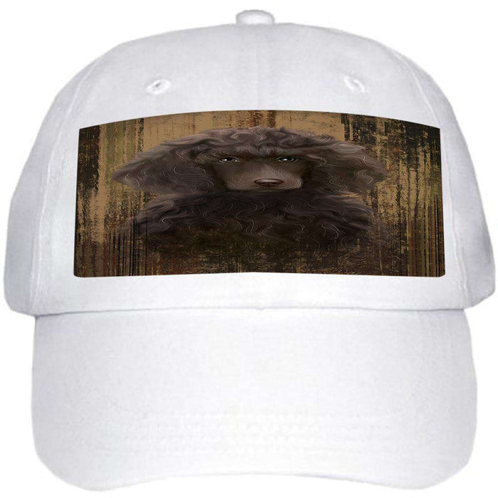 Rustic Poodle Dog Ball Hat Cap HAT55521