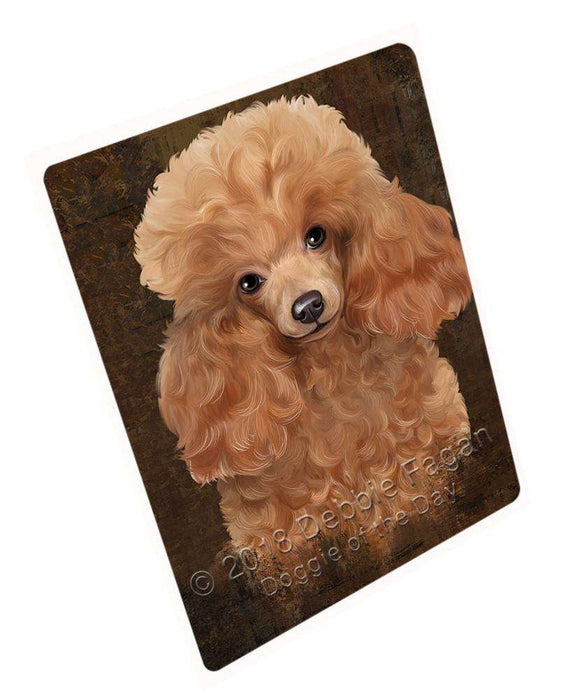 Rustic Poodle Dog Blanket BLNKT107535
