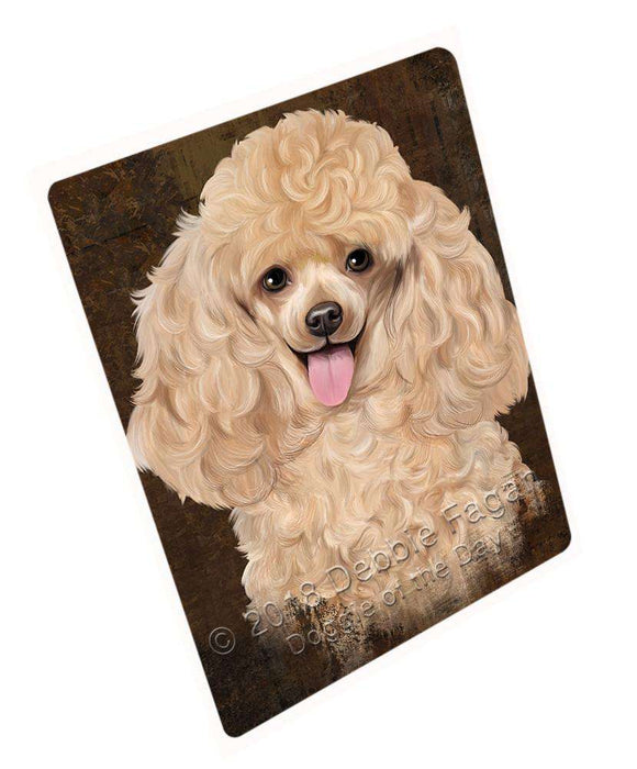 Rustic Poodle Dog Blanket BLNKT107544