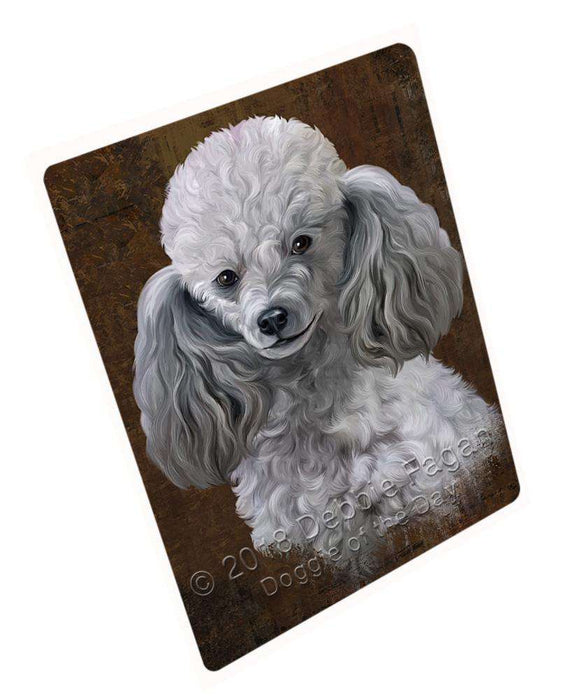 Rustic Poodle Dog Blanket BLNKT107562