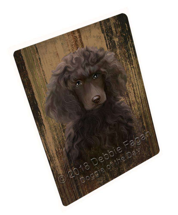 Rustic Poodle Dog Blanket BLNKT71445