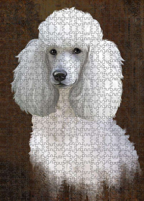 Rustic Poodle Dog Puzzle  PUZL85016