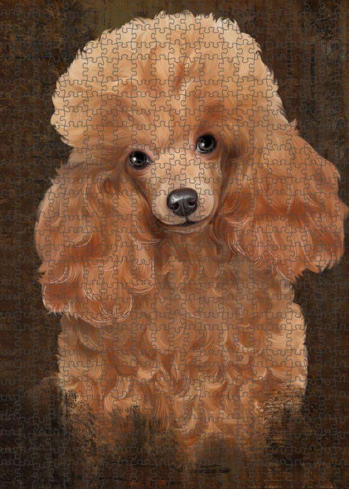 Rustic Poodle Dog Puzzle  PUZL85020