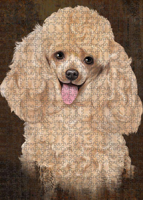 Rustic Poodle Dog Puzzle  PUZL85024