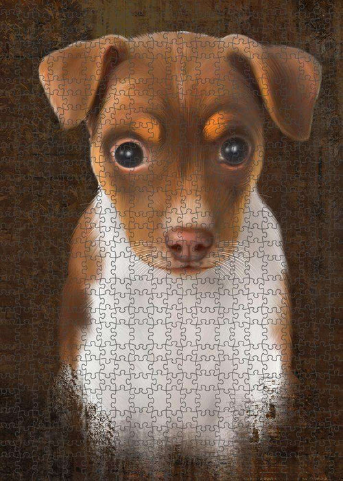 Rustic Rat Terrier Dog Puzzle  PUZL85040