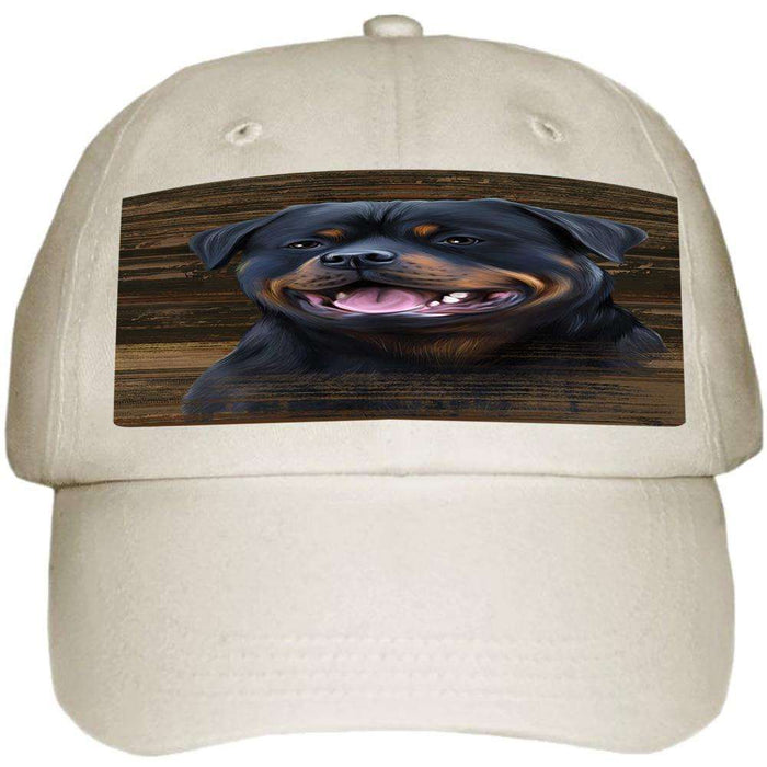 Rustic Rottweiler Dog Ball Hat Cap HAT55143