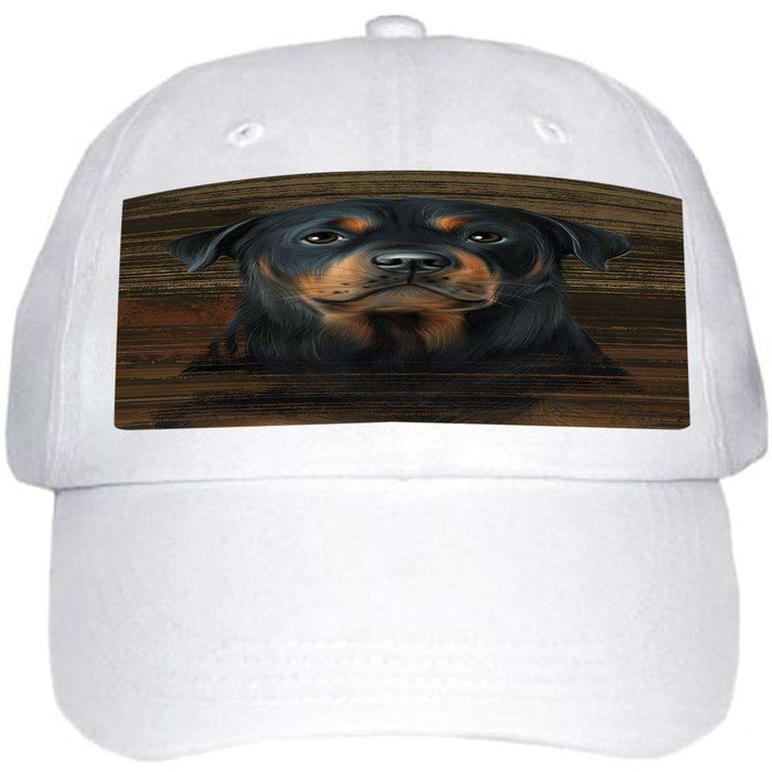 Rustic Rottweiler Dog Ball Hat Cap HAT55533