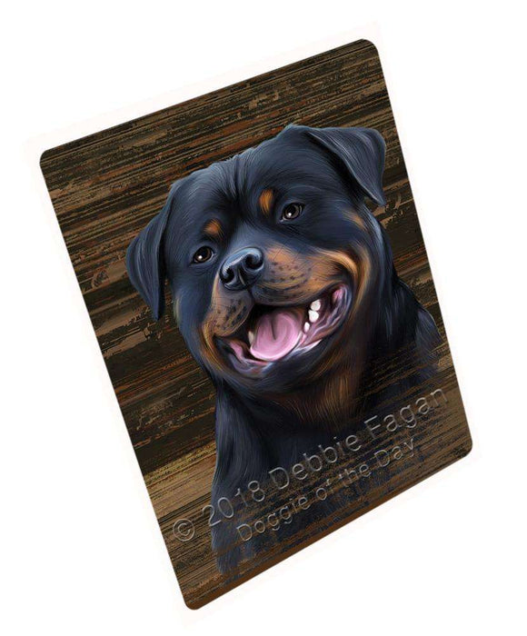 Rustic Rottweiler Dog Blanket BLNKT70311
