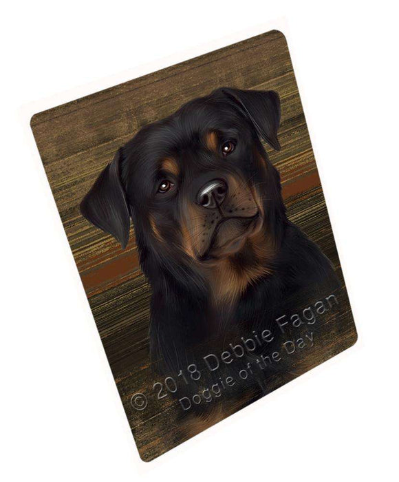Rustic Rottweiler Dog Blanket BLNKT71463