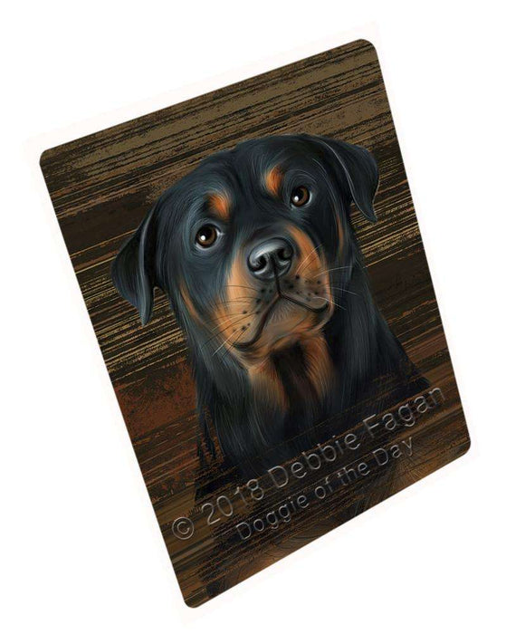 Rustic Rottweiler Dog Blanket BLNKT71481