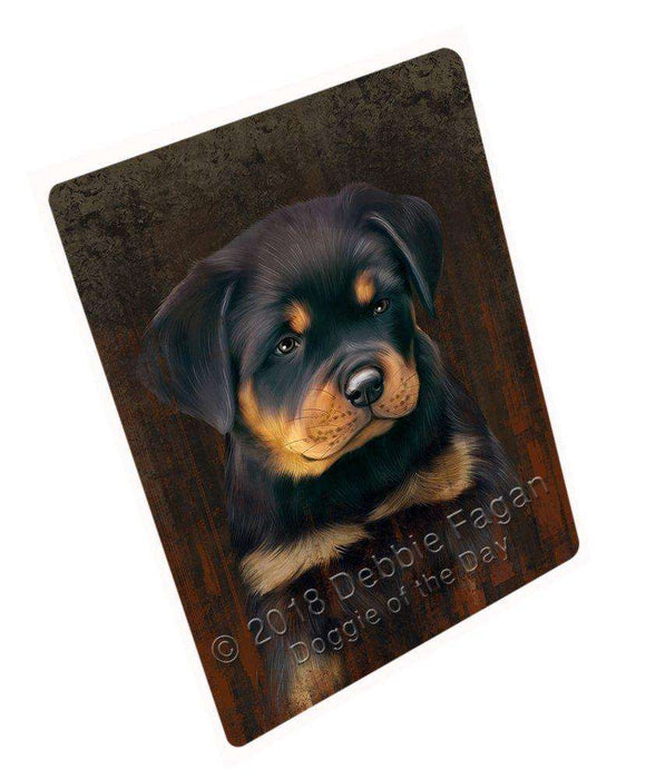 Rustic Rottweiler Dog Magnet Mini (3.5" x 2") MAG48792