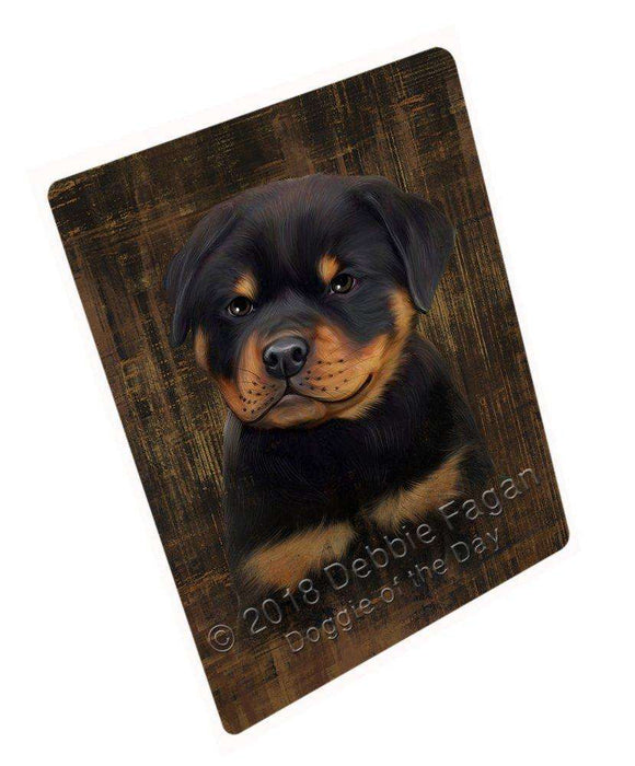 Rustic Rottweiler Dog Magnet Mini (3.5" x 2") MAG48795