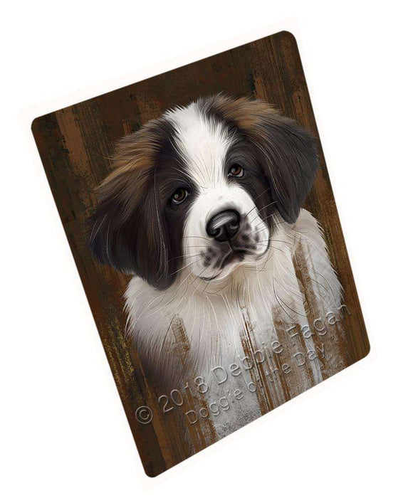 Rustic Saint Bernard Dog Blanket BLNKT70347