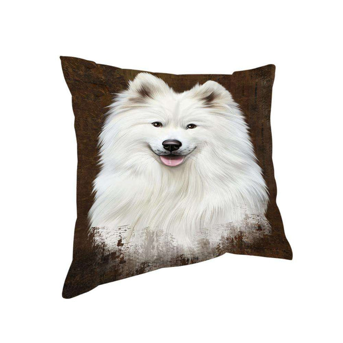 Rustic Samoyed Dog Pillow PIL74524