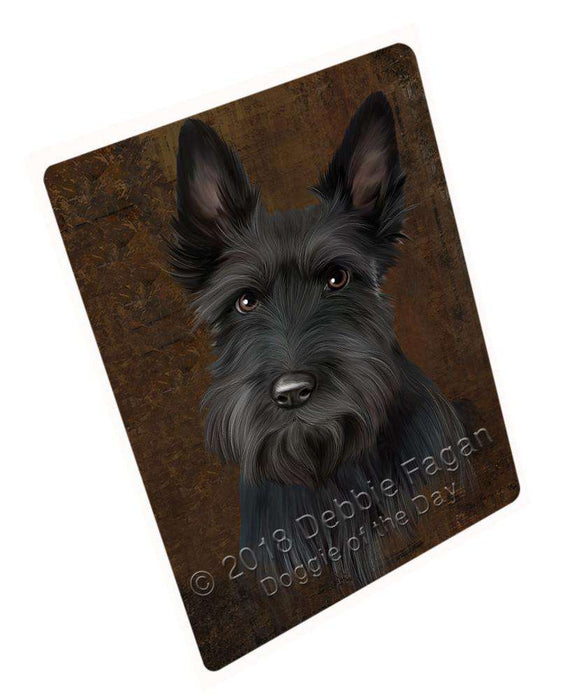 Rustic Scottish Terrier Dog Blanket BLNKT107634