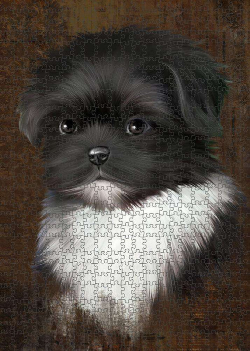 Rustic Shih Tzu Dog Puzzle  PUZL85076