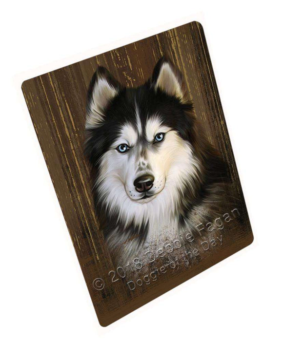 Rustic Siberian Husky Dog Blanket BLNKT70545