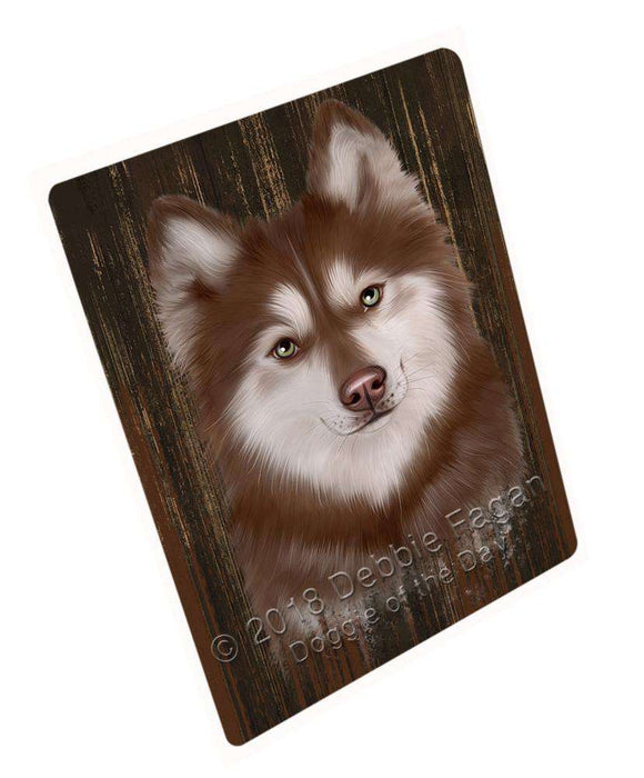 Rustic Siberian Husky Dog Blanket BLNKT71508