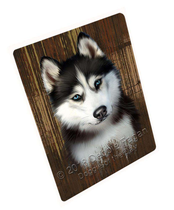 Rustic Siberian Husky Dog Blanket BLNKT71517