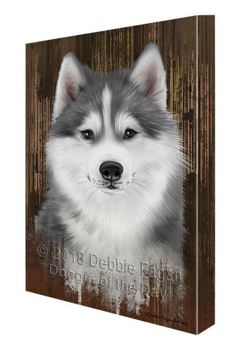 Rustic Siberian Husky Dog Canvas Print Wall Art Décor CVS71639