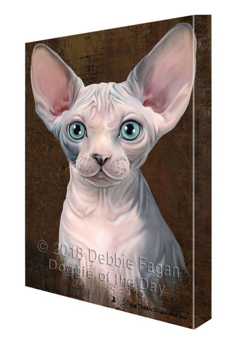 Rustic Sphynx Cat Canvas Print Wall Art Décor CVS108233