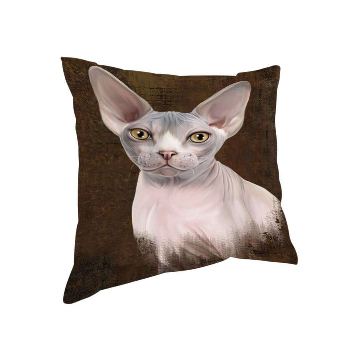 Rustic Sphynx Cat Pillow PIL74560