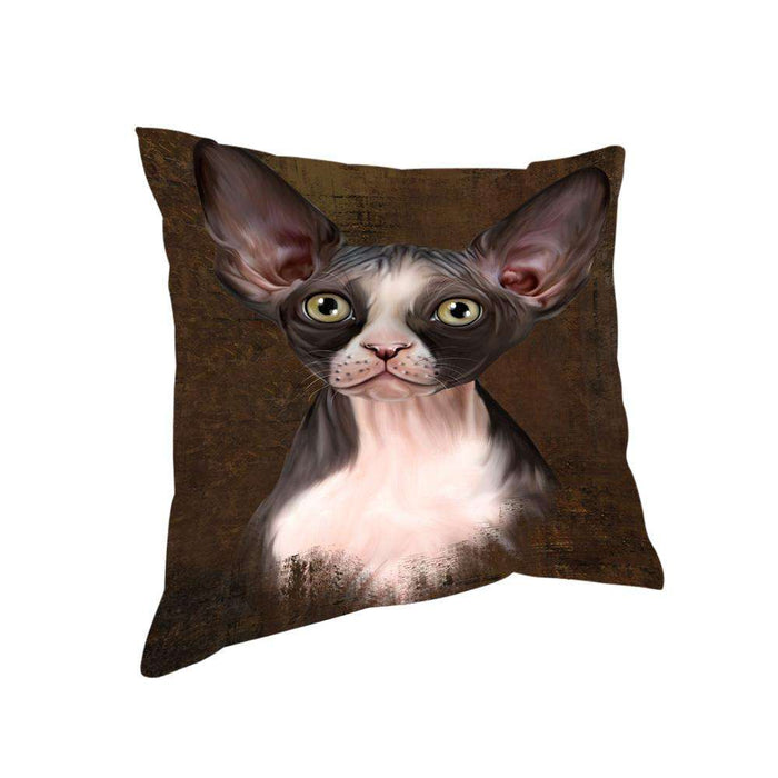 Rustic Sphynx Cat Pillow PIL74564