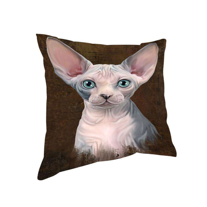 Rustic Sphynx Cat Pillow PIL74572