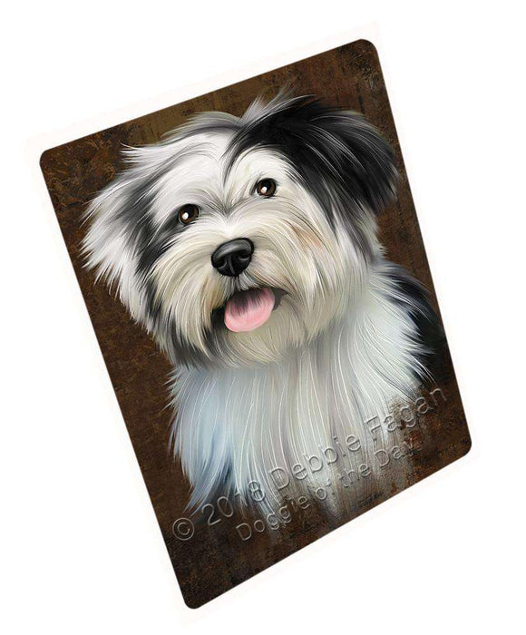 Rustic Tibetan Terrier Dog Cutting Board C67920