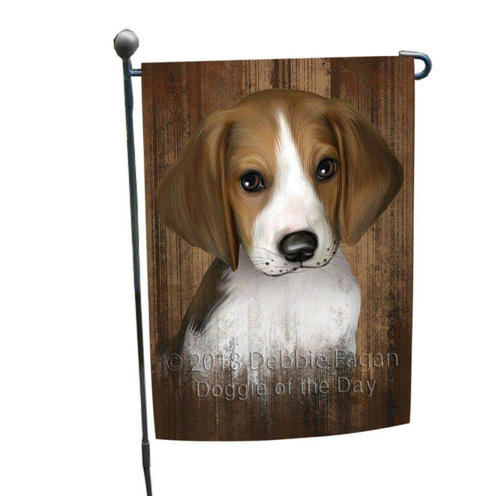 Rustic Treeing Walker Coonhound Dog Garden Flag GFLG49414