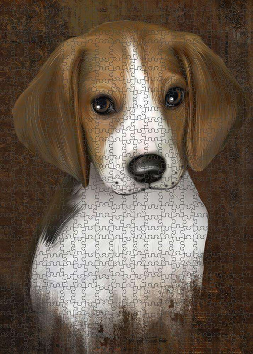 Rustic Treeing Walker Coonhound Dog Puzzle with Photo Tin PUZL85132