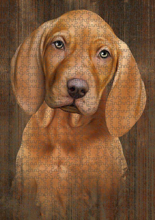 Rustic Vizsla Dog Puzzle with Photo Tin PUZL52059