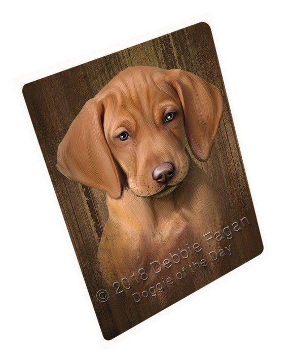 Rustic Vizsla Dog Tempered Cutting Board C52632