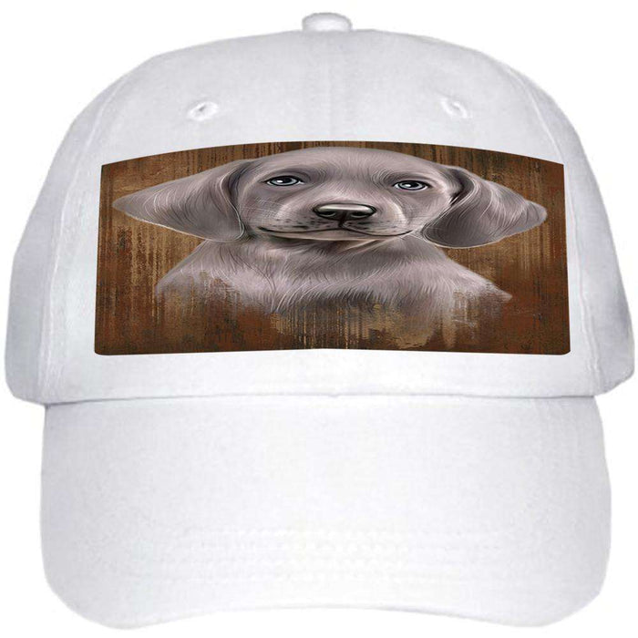 Rustic Weimaraner Dog Ball Hat Cap HAT52509