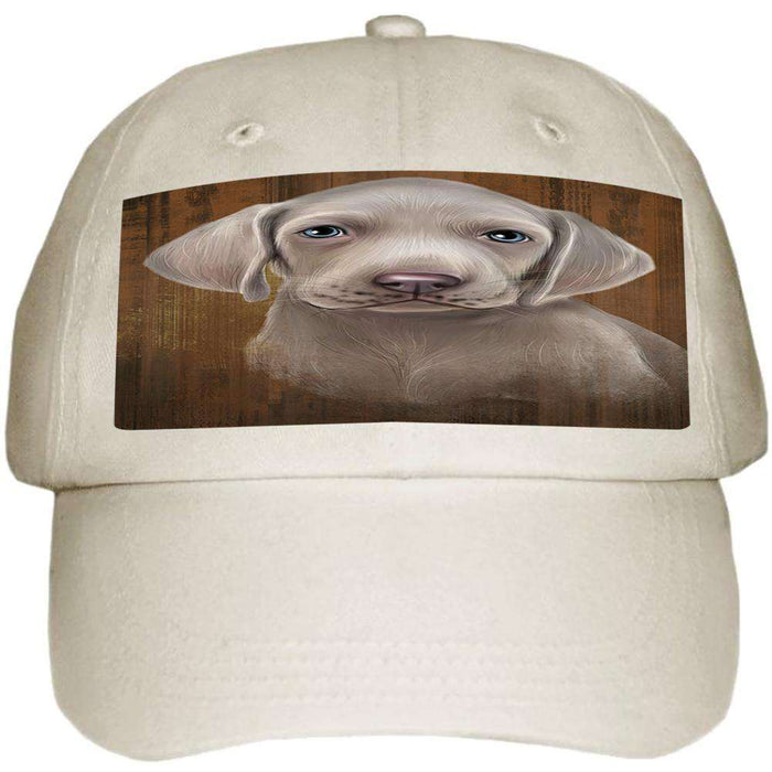 Rustic Weimaraner Dog Ball Hat Cap HAT52512