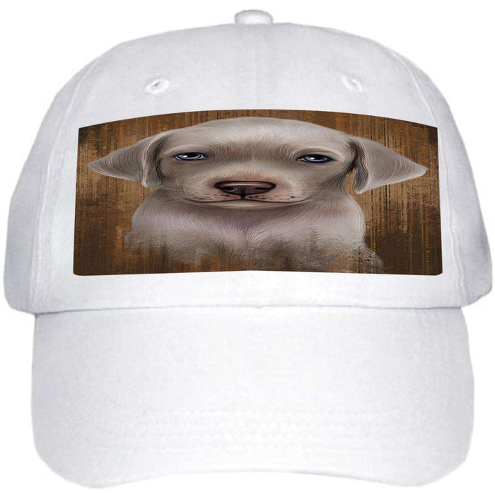 Rustic Weimaraner Dog Ball Hat Cap HAT52515