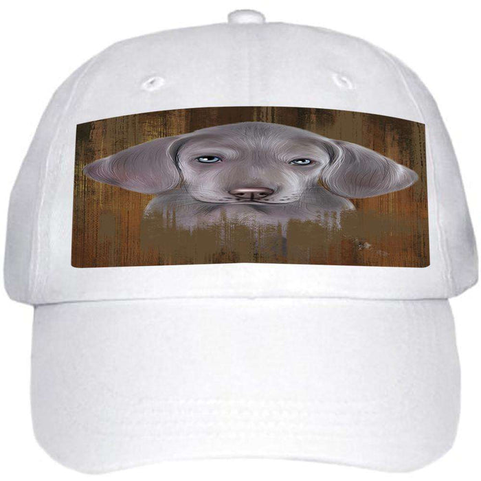 Rustic Weimaraner Dog Ball Hat Cap HAT52518