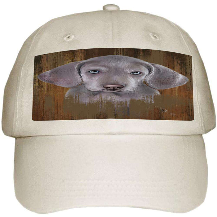 Rustic Weimaraner Dog Ball Hat Cap HAT52518