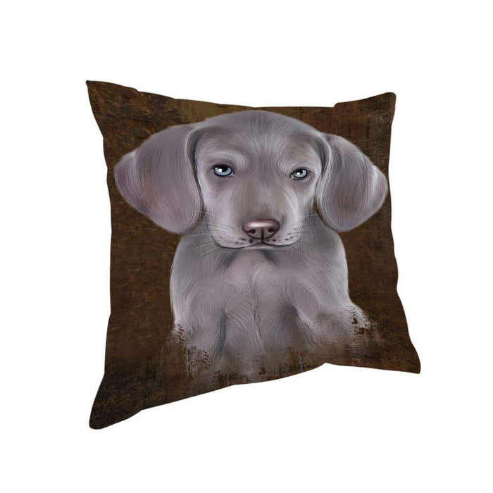Rustic Weimaraner Dog Pillow PIL74620